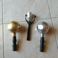 Set 3 strumenti musicali: maracas oro e argento + 