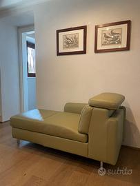 Divano in pelle mai usato