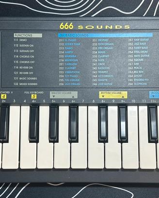Tastiera elettronica musicale bontempi
