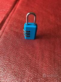 Lucchetto a combinazione ripristinabile a 3 cifre