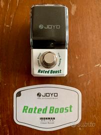 Pedale CLEAN BOOST “Rated Boost” per chitarra