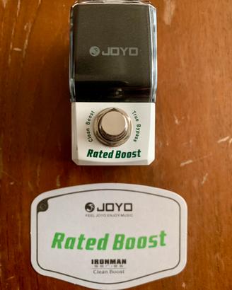 Pedale CLEAN BOOST “Rated Boost” per chitarra