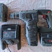 Trapano wurth + caricatore + 2 batterie 28v