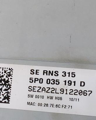 5P0035191D AUTORADIO SEAT LEON FR 2.0 D 125KW 6M 5