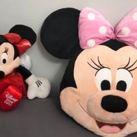 peluche e cuscino mouse Minnie Disney