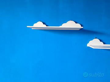 mensole nuvola pe bambini 