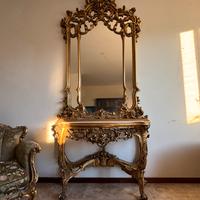 Consolle con specchiera antica