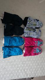 Guanti sci Bambino Bambina 2/3/4 Anni 