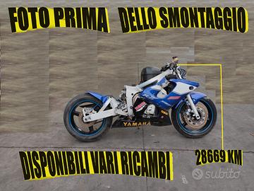 YAMAHA R6 ANNO 1999 SERIE  1999-2000 x RICAMBI