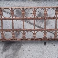 sovraporta sopraluce antico in ferro battuto 