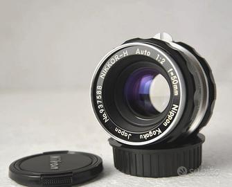 OBIETTIVO NIKON NIKKOR H 50 MM F. 2 NIPPON KOGAKU