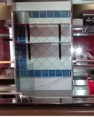 retro banco x bottiglie