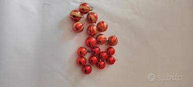 lotto palle di natale rosse