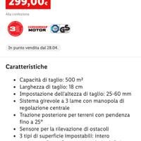 robot tosaerba Parkside NUOVO!