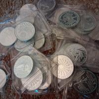 monete argento  da 5 e 10 marchi