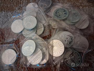 monete argento  da 5 e 10 marchi