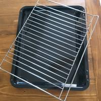 Teglia leccarda + griglia per forno