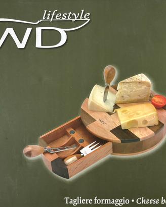 Tagliere formaggio WD lifestyle legno nuovo cn sca