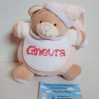 Peluche doudou sonagli neonato