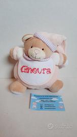 Peluche doudou sonagli neonato
