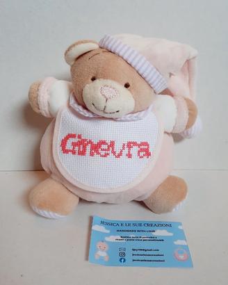 Peluche doudou sonagli neonato