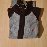 felpa con zip stafanel