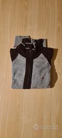 felpa con zip stafanel