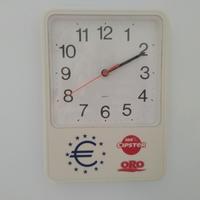 Orologio pubblicitario vintage