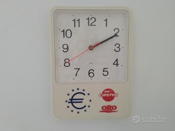 Orologio pubblicitario vintage