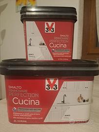 Smalto bianco professionale anti-macchia.