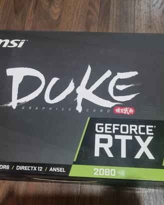 MSI GeForce RTX 2080 DUKE OC 8GB – Box Originale