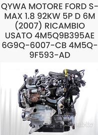 Motore ford smax e motore ford fiesta