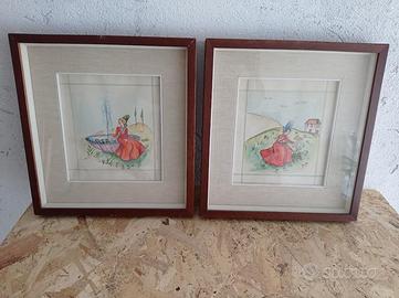 COPPIA DI QUADRETTI.