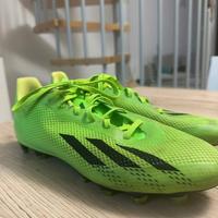 Scarpe calcio Adidas X color verde fluo taglia 45