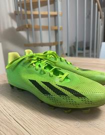 Scarpe calcio Adidas X color verde fluo taglia 45