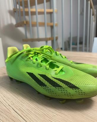 Scarpe calcio Adidas X color verde fluo taglia 45