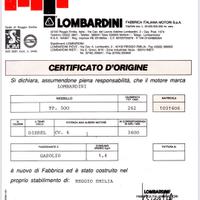 Lombardini motore