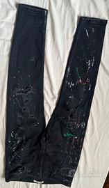 ZARA MODELLO PAINT SPLATTER DISTRESSED