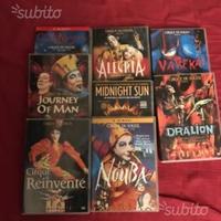 Set di 8 dvd originali di Cirque di Soleil