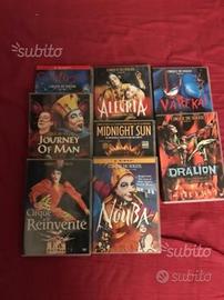 Set di 8 dvd originali di Cirque di Soleil