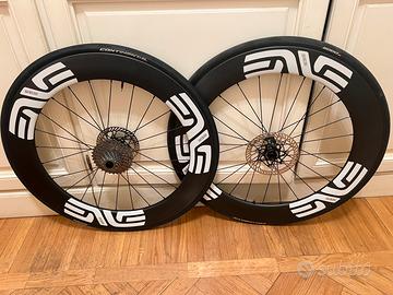 Ruote bici corsa carbonio 70mm