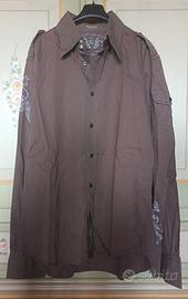 Camicia da uomo marrone Diesel