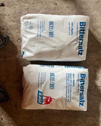 Bittersalz-solfato di magnesio 49% - 25 kg - Nuovi