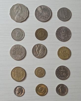 Lotto 15 Monete Da Collezione - Vari Paesi