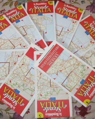 Strade d’Italia La Repubblica 10 cartine stradali