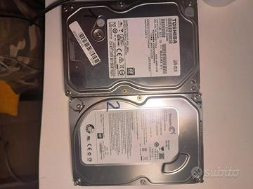 2 hard disk 3,5 da 500gb.