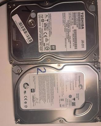 2 hard disk 3,5 da 500gb.