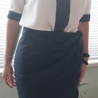 Blusa in Seta con Gonna