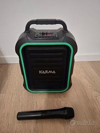 cassa portatile con microfono