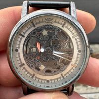 Orologio Idea Design Skeleton-cinturino mesh